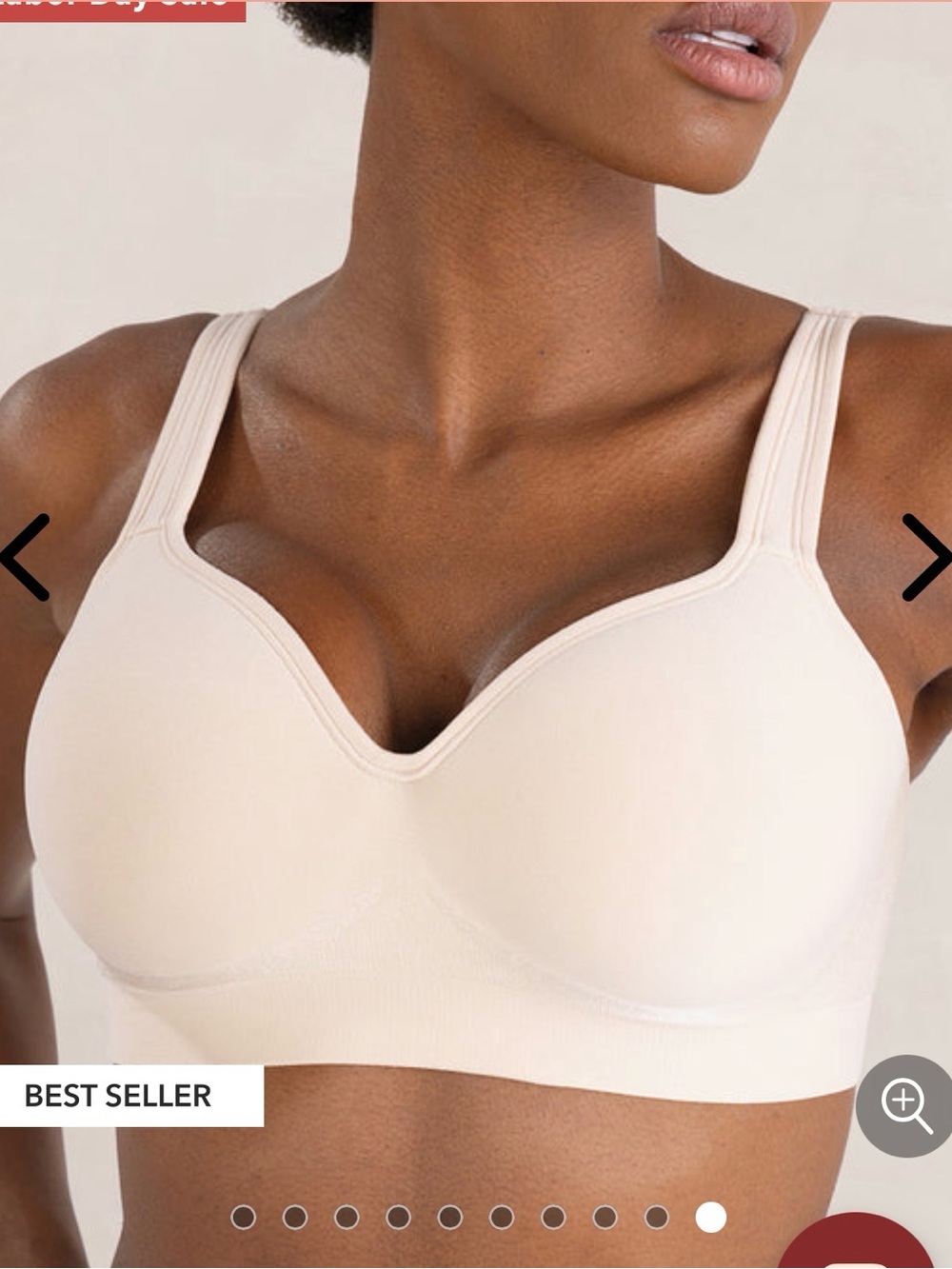 3X Shapermint Seamless Everyday Bra in Chai